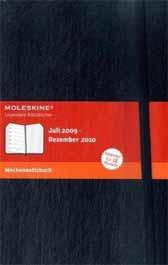 18 Month Planner Jul 09 Dec 2010 Large Black Hardcover
