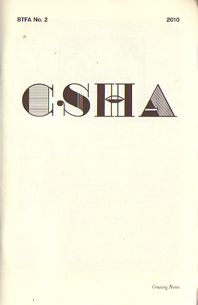 BTFA #2: CSHA Cruising Notes