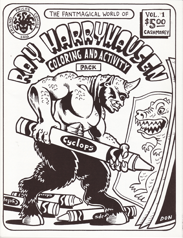 Ray Harryhausen Coloring and Activity Pack