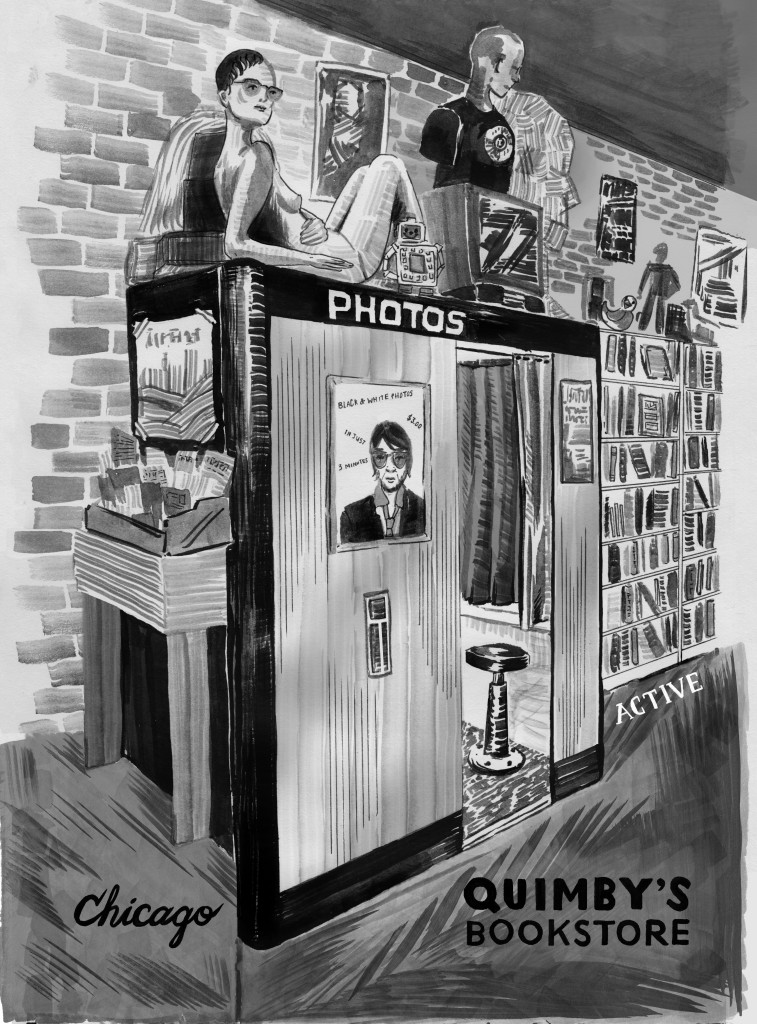 quimby's photobooth portrait