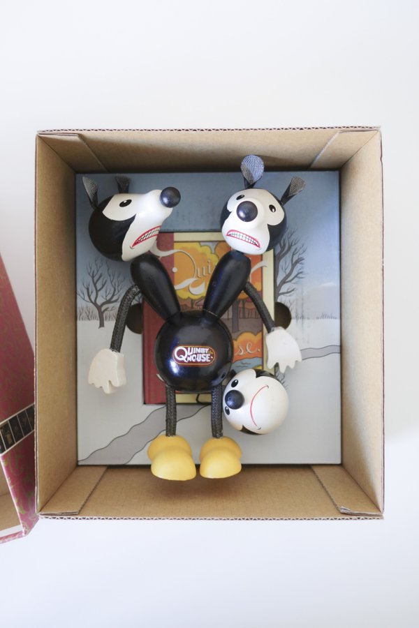 Quimby the Mouse Wooden Toy by Chris Ware 